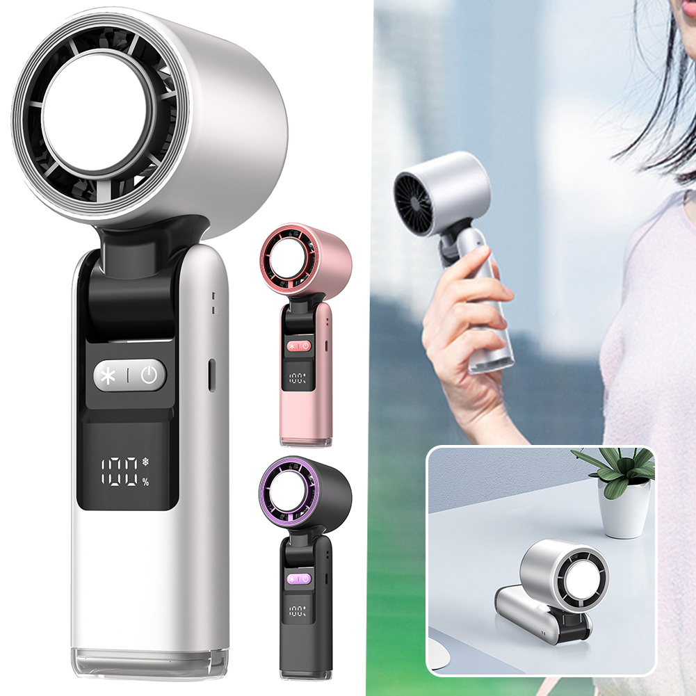 Stay Cool with the Mini Turbo Ice Cooling USB Fan
